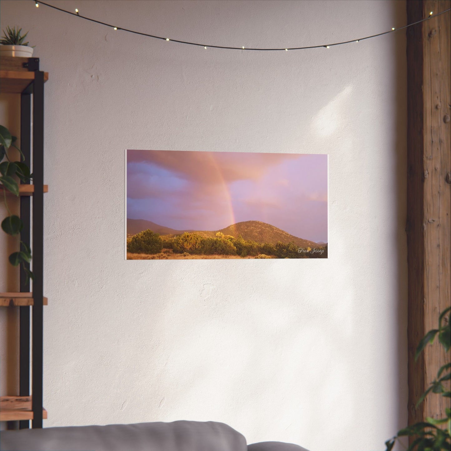 Photographic poster: Desert rainbow
