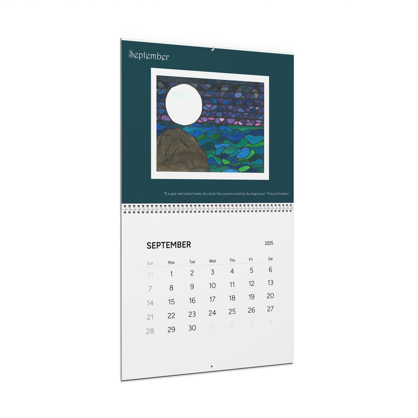 2025 Perceptivity Calendar - Neurographic art by Fran - 14x11.5" Glossy