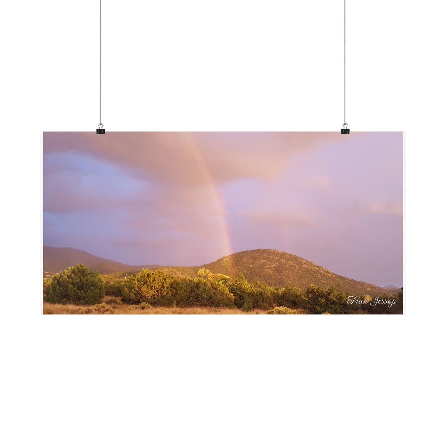 Photographic poster: Desert rainbow