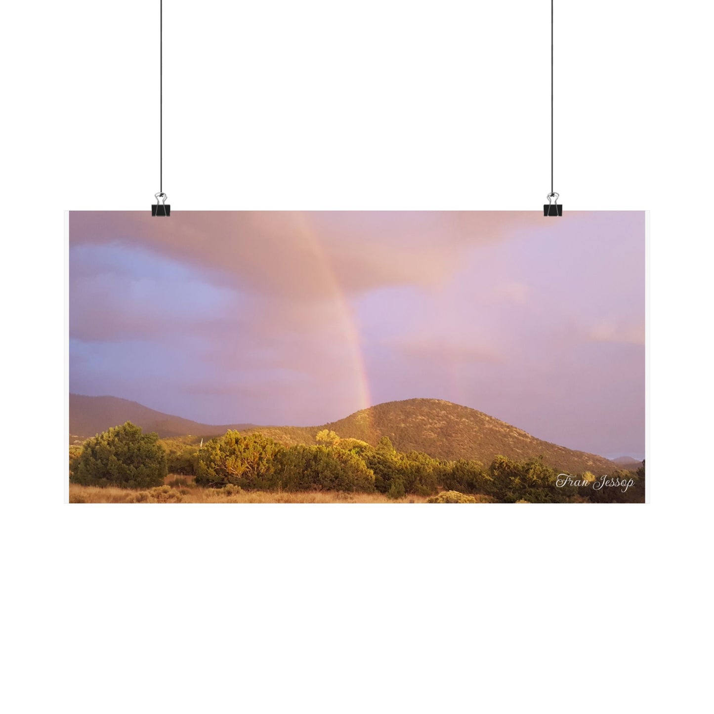 Photographic poster: Desert rainbow