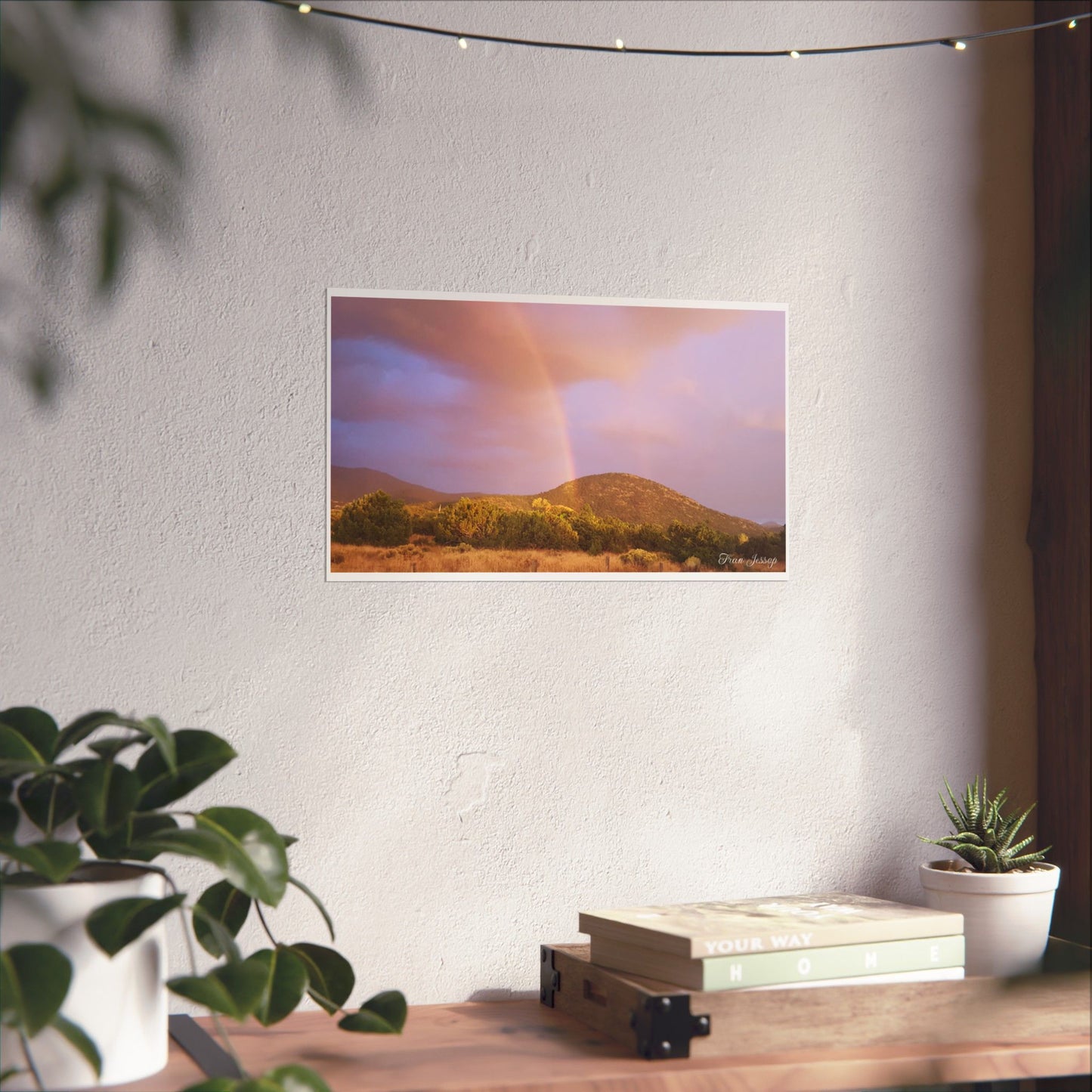 Photographic poster: Desert rainbow