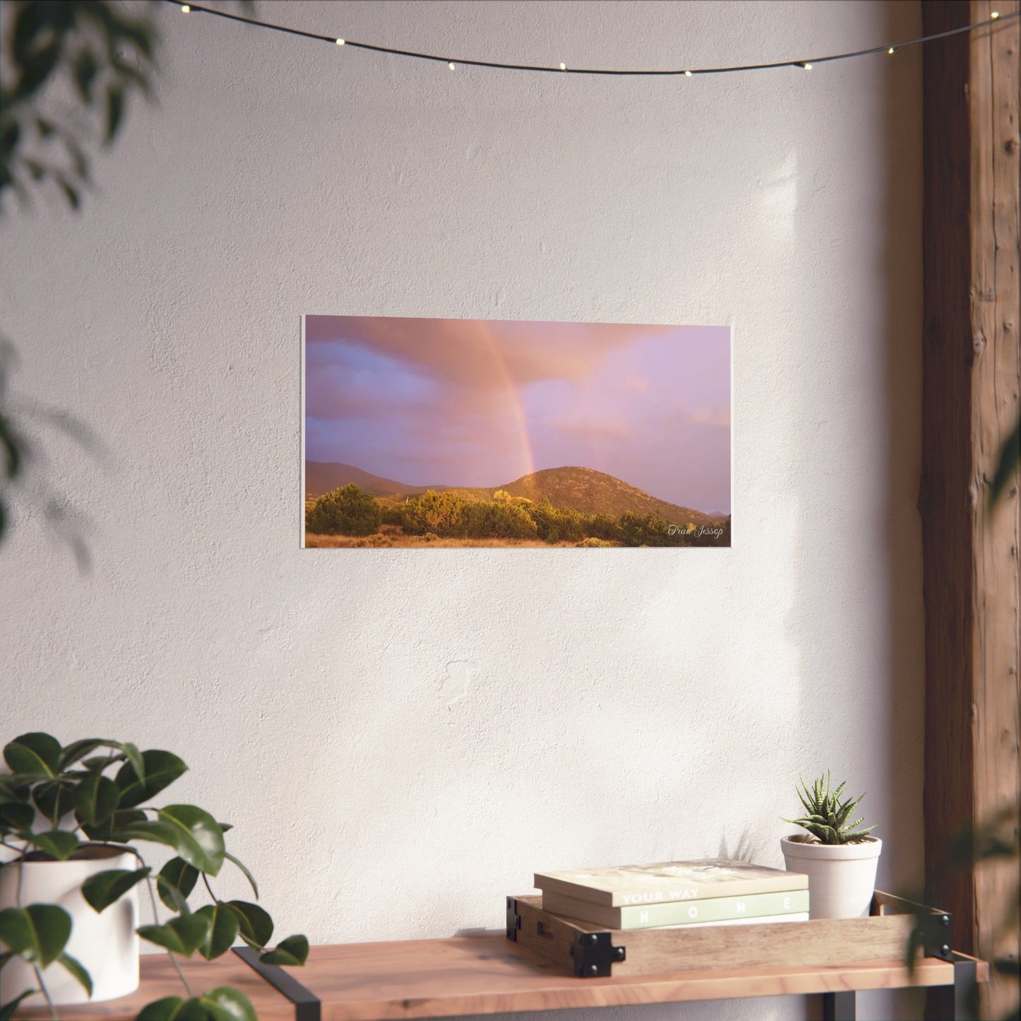 Photographic poster: Desert rainbow