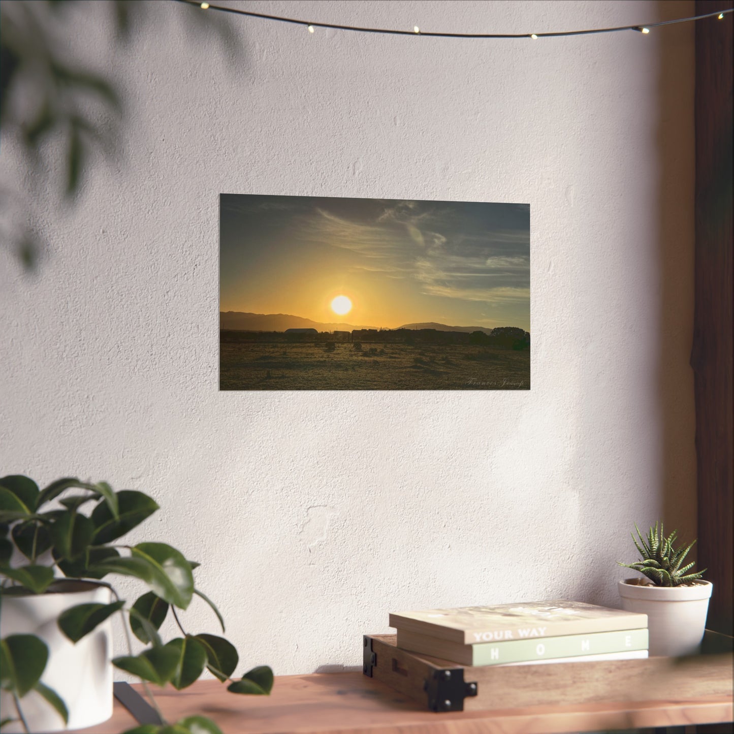 Photographic poster: Desert sunrise #5