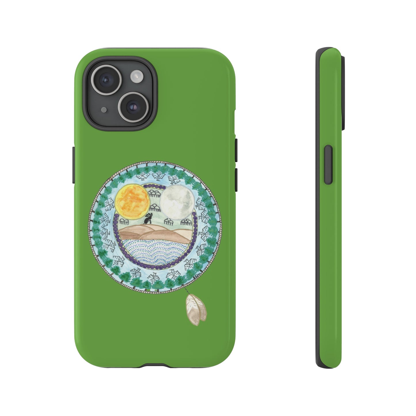 Wheel of healing #1 phone case iphone 15, 15 pro, 15 pro max