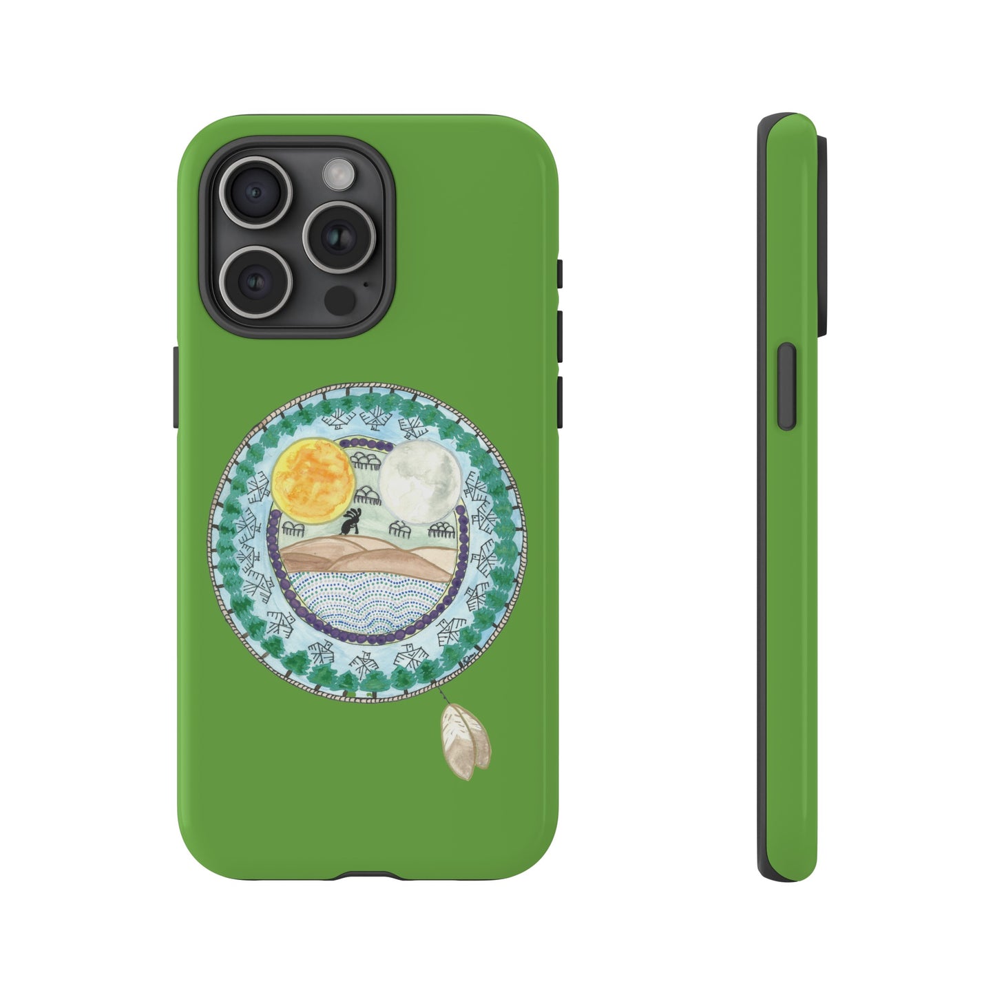 Wheel of healing #1 phone case iphone 15, 15 pro, 15 pro max