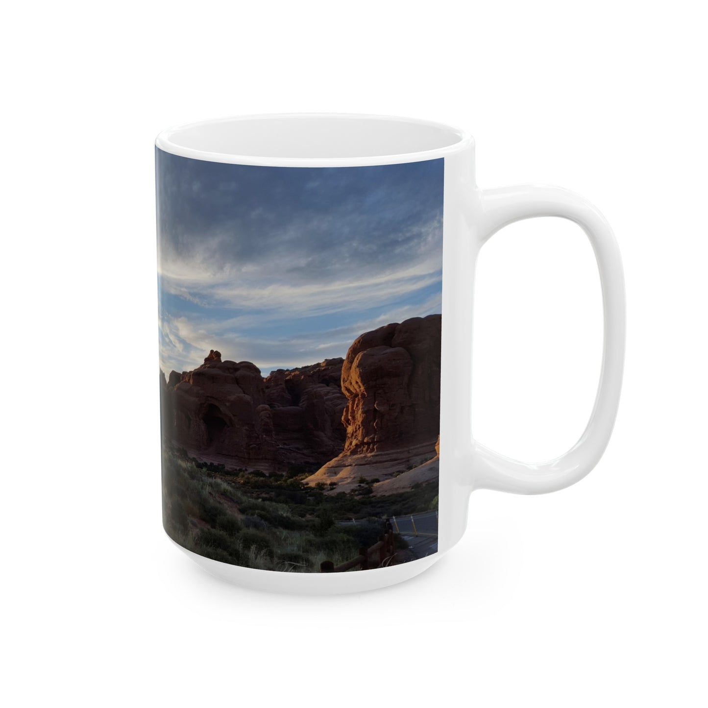 The beauty of Arches National Park mug