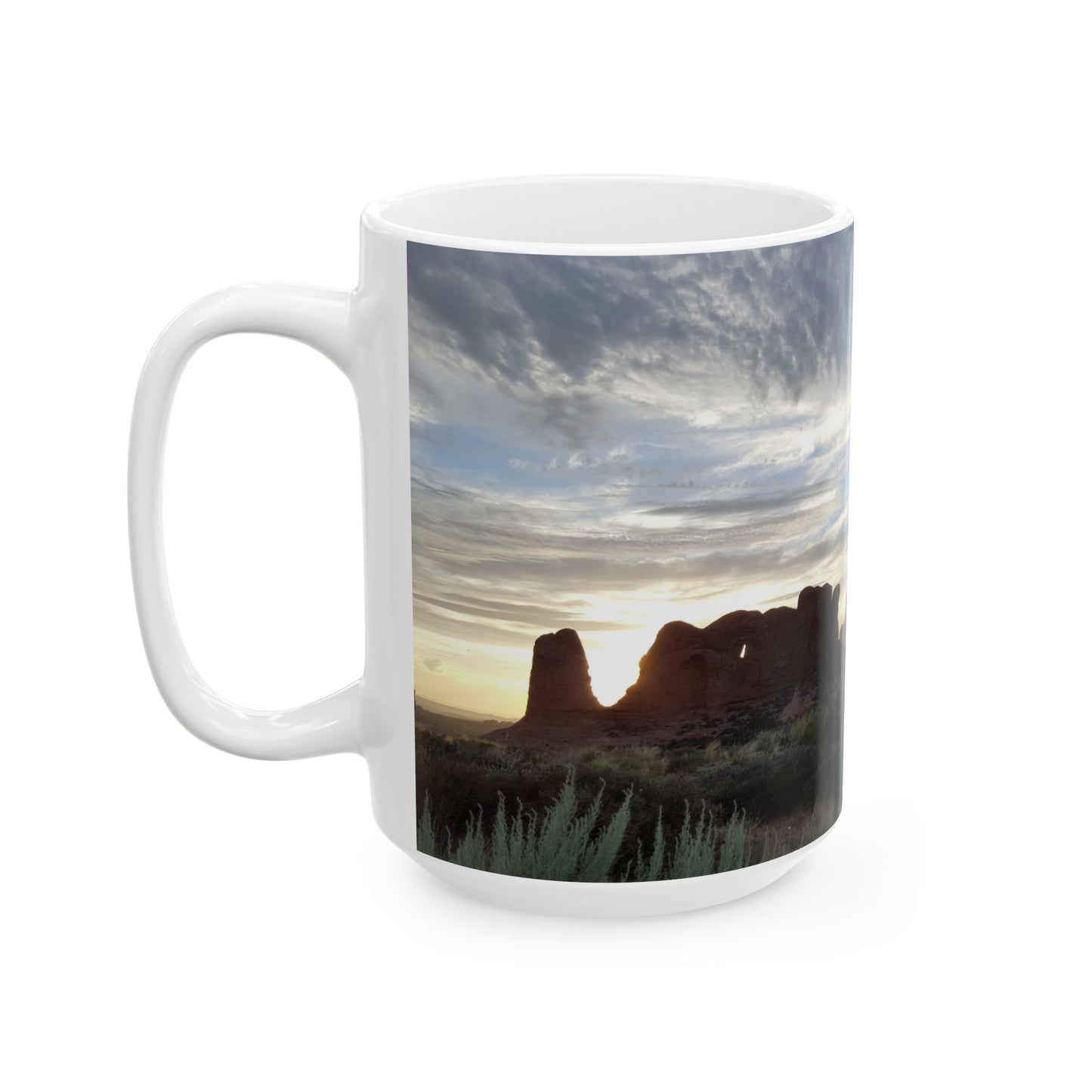 The beauty of Arches National Park mug