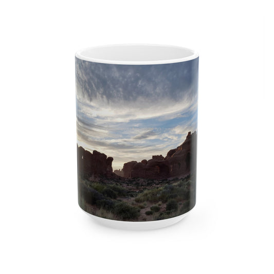 The beauty of Arches National Park mug