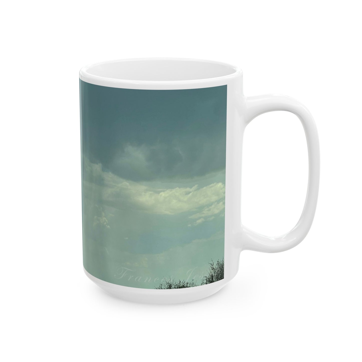 Rain in the high desert mug.