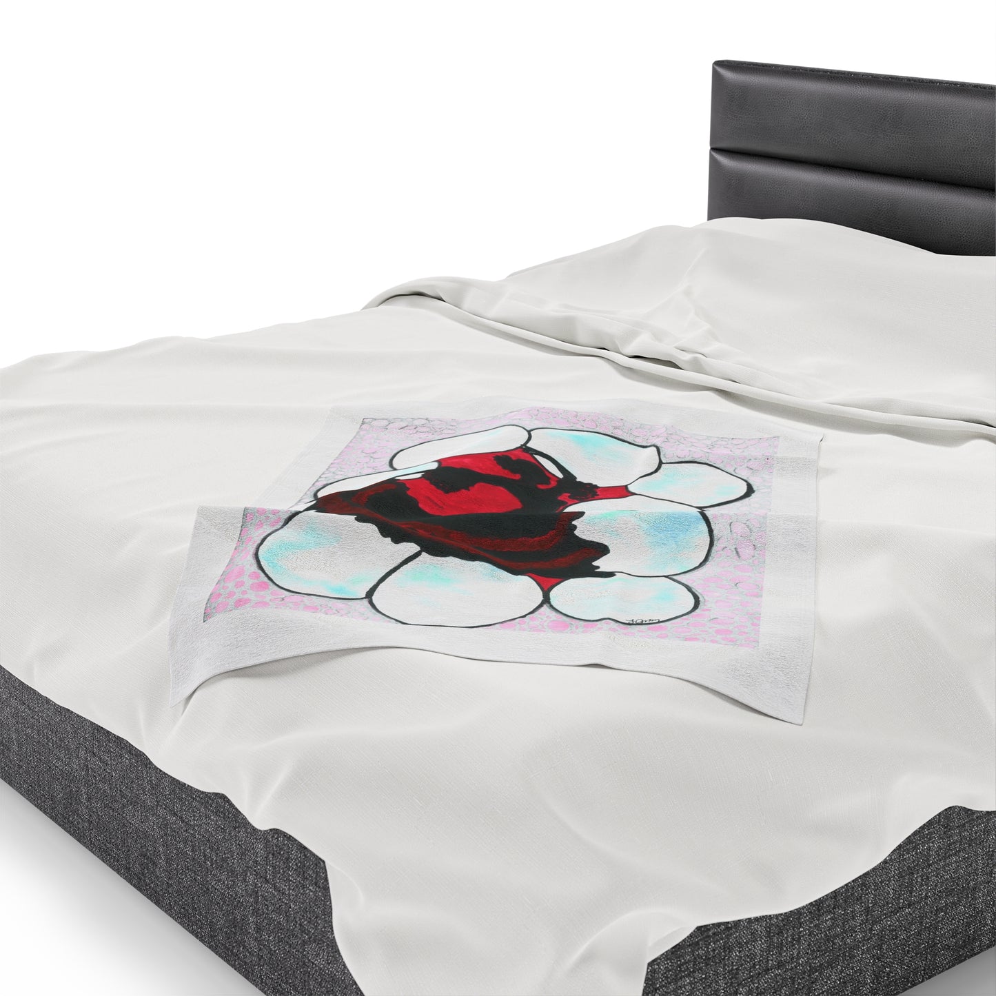 Neurographic Flamenco Blanket