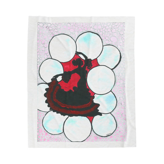 Neurographic Flamenco Blanket