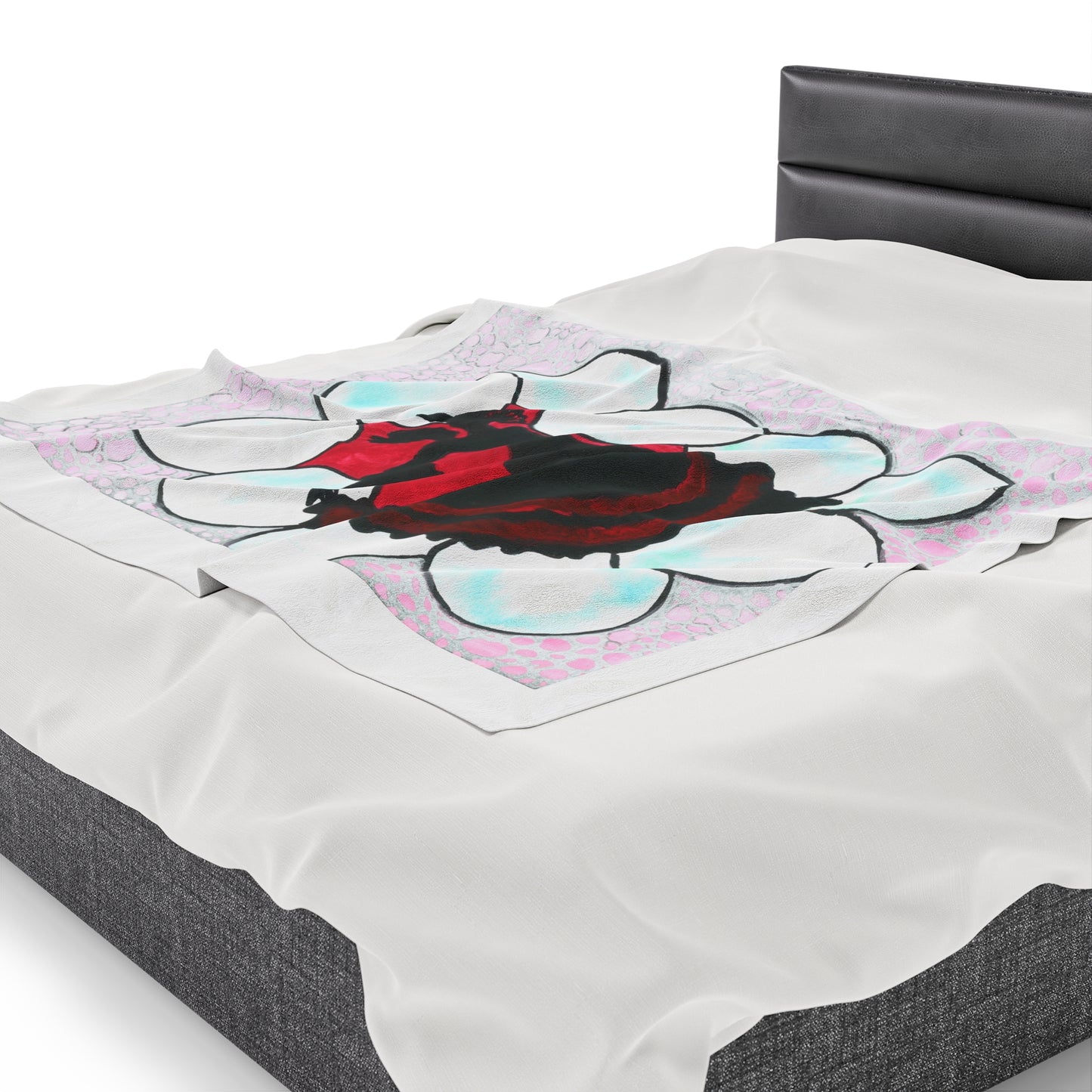 Neurographic Flamenco Blanket