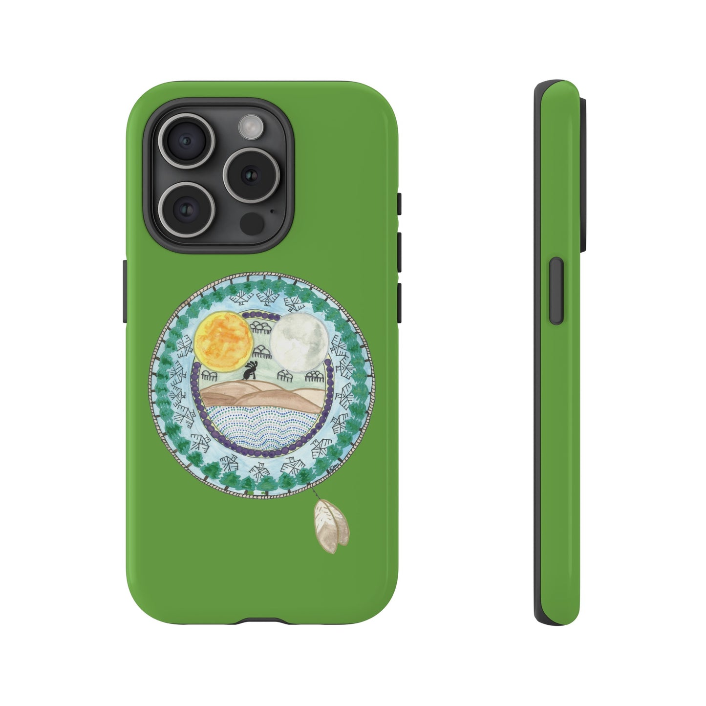 Wheel of healing #1 phone case iphone 15, 15 pro, 15 pro max